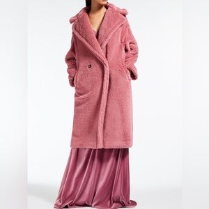 ❌sold❌Rose pink teddy bear coat